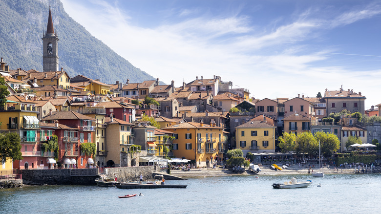 Scenic view of Lake Como