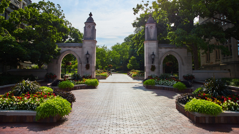 The Sample Gates at Indiana University in Bloomington, Indiana
