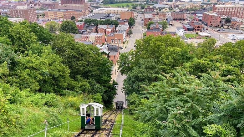 View from Fenelon Place Elevator, Dubuque, Iowa