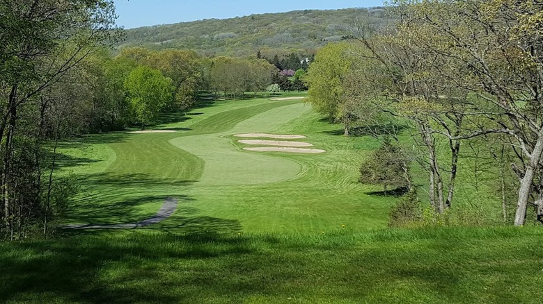 A view of the golf course at Devil's Head Resort