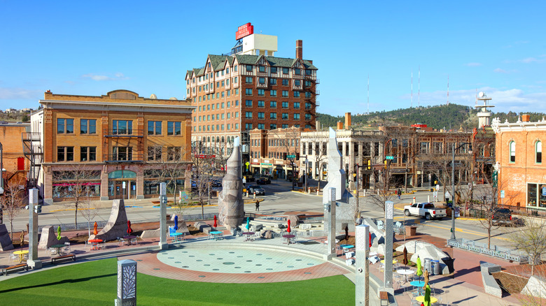 Main Street Square in downtown Rapid City