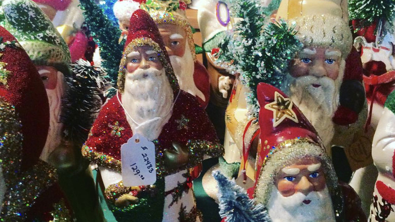 little christmas santa dolls