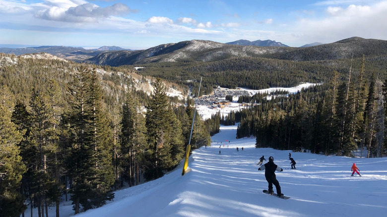 Skiers enjoying Cooper