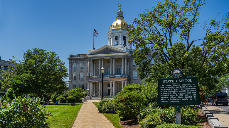 New Hampshire State House in Concord, New Hampshire
