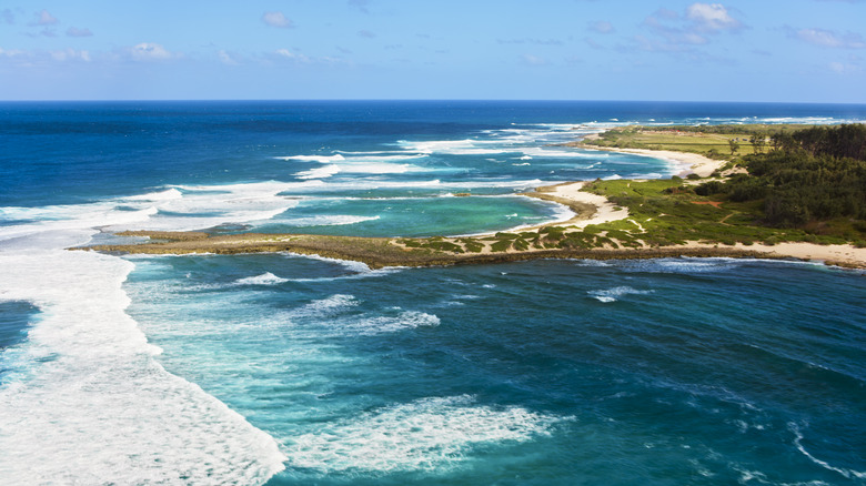 Aerial view of Kuilima Cove