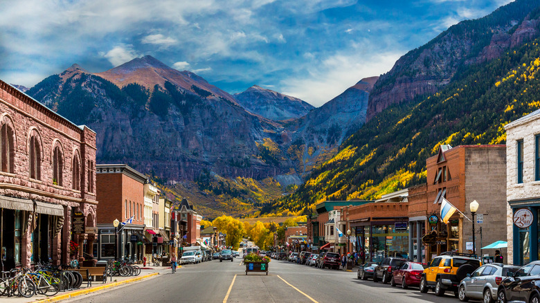 Main Street in Telluride Colorado