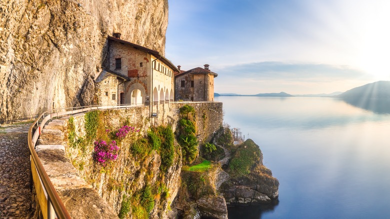 Santa Caterina overlooking Lago Maggior