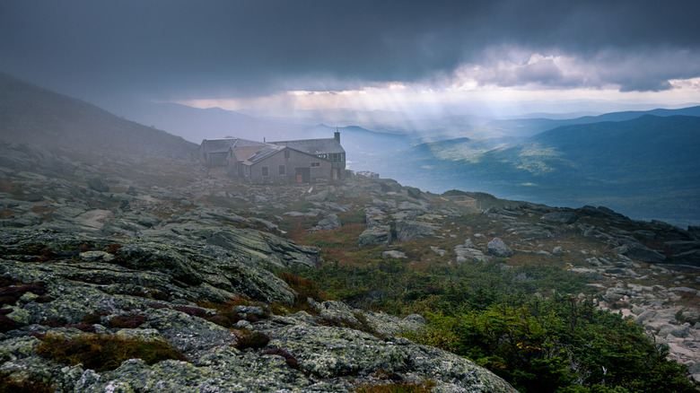 Lakes of the Clouds Hut at Mt. Washington in the White Mountains, New Hampshire