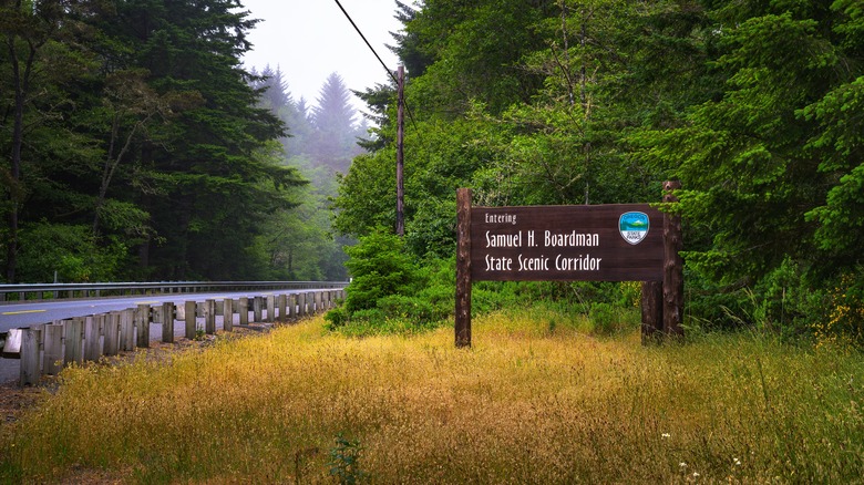 Starting point of the corridor