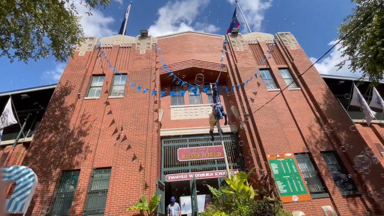 Exterior of Bosse Field in Indiana