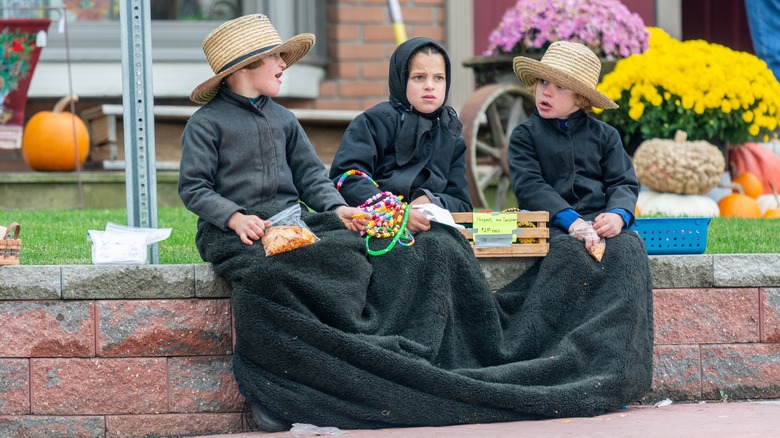 Amish children in Berlin, Ohio