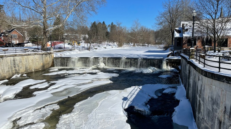 Waterfall at Chagrin Falls, Ohio