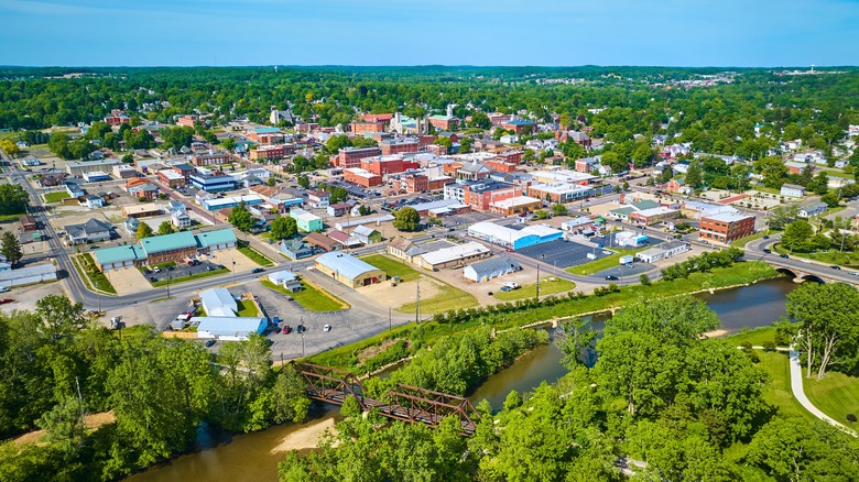 Mount Vernon, Ohio, aerial view