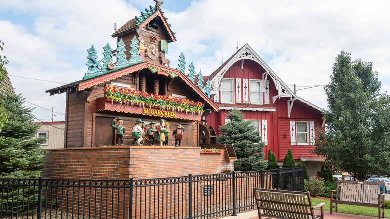 Sugarcreek's famous large cuckoo clock