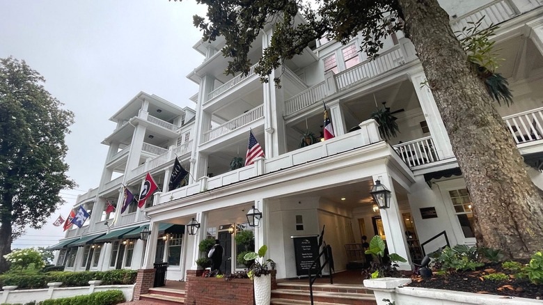 The exterior of the Partridge Inn in Augusta, Georgia