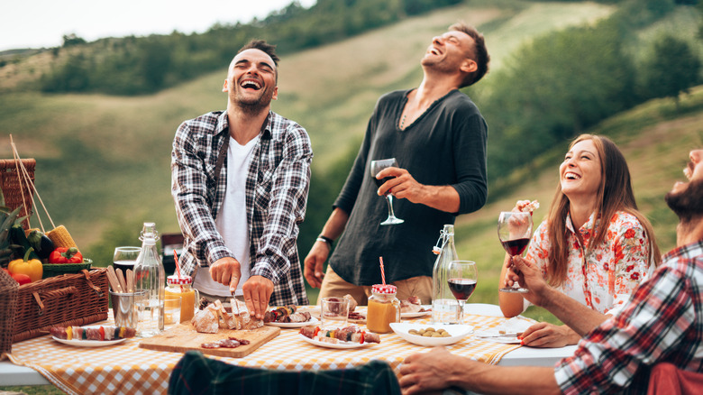 People laughing