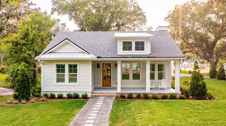 Exterior shot of a house