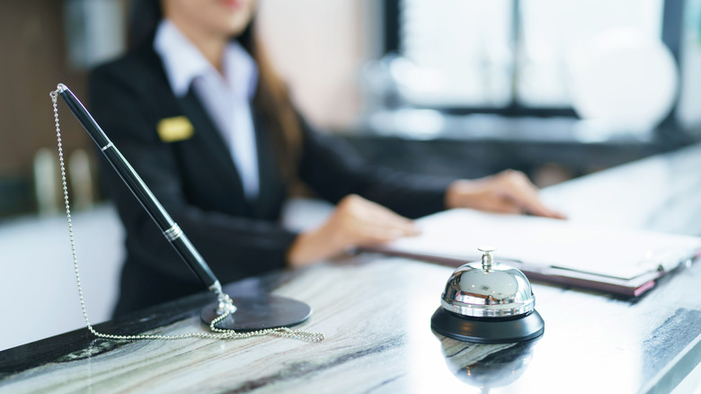 Hotel front desk