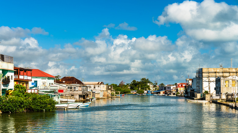 Haulover Creek Canal in Belize