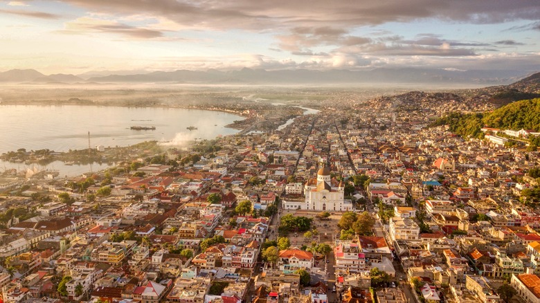 Aerial view of Cap-Haitien 