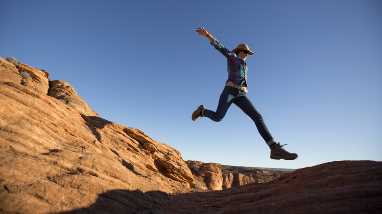 Hiker in Arizona