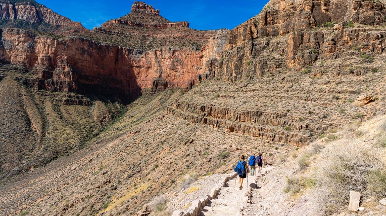 South Kaibab Trail hikers
