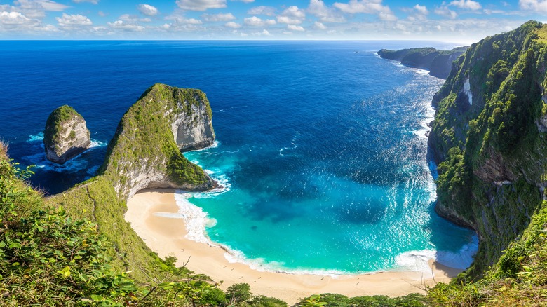 Kelingking Beach in Indonesia