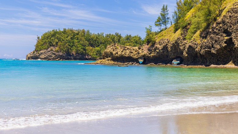 Calm water of Kominato Beach