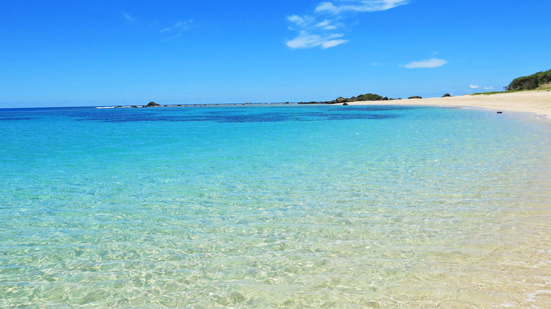 Turquoise delight at Tomori Beach