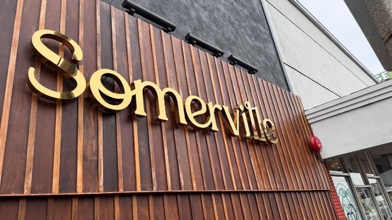Exterior of Somerville bar in Los Angeles
