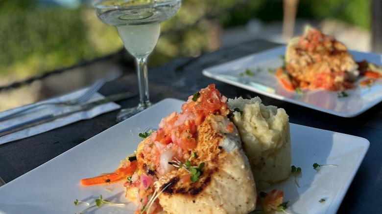 Food at Cocoplum Bistro, Bahamas