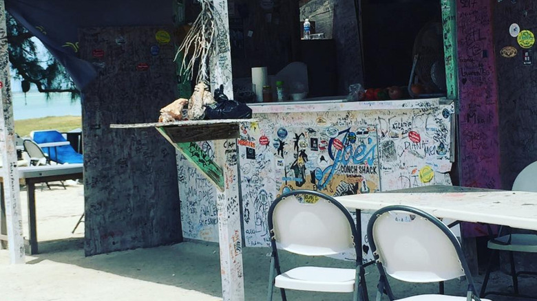 Bimini's iconic Joe's Conch Shack