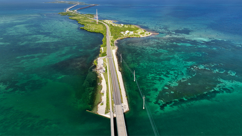 Overseas Highway aerial view