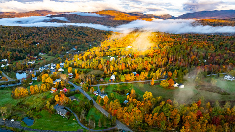 Route 100 Vermont Aerial