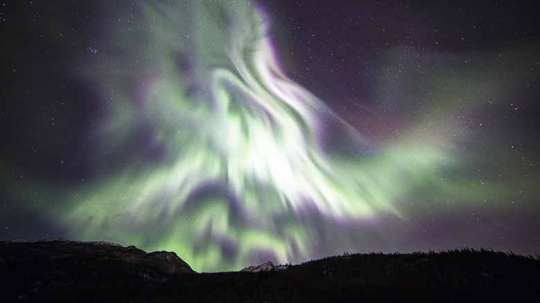 Northern lights above Anchorage