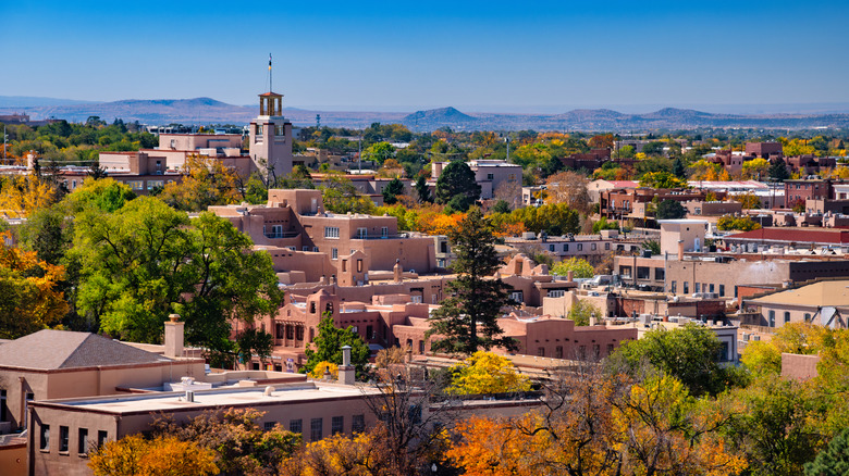 Downtown Santa Fe skyline