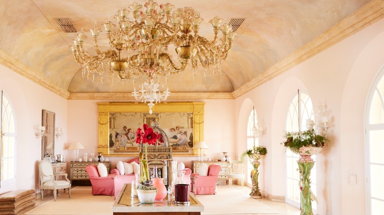 Interior view of the dining room in The Terraces villa