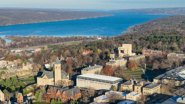 Aerial view of Ithaca