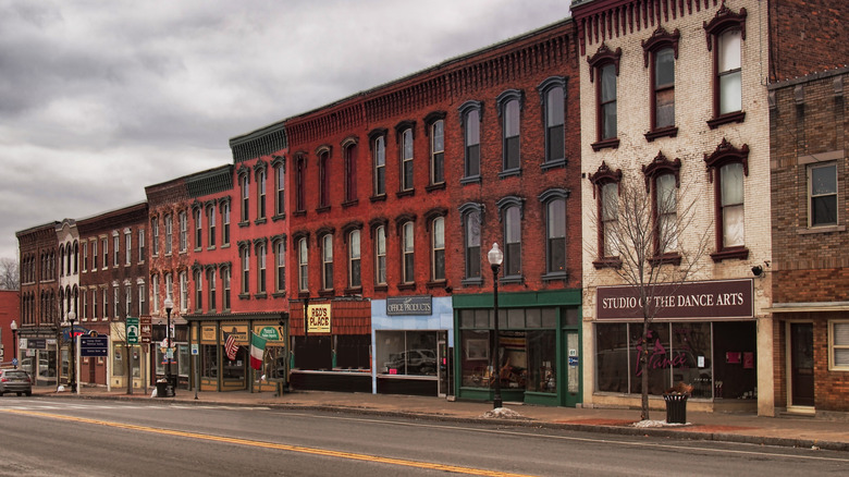 Street in Waterloo, NY