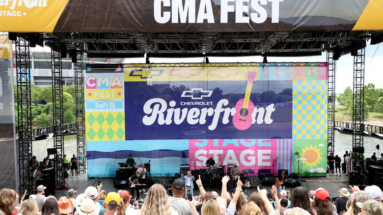 One of CMA Fest's free stages