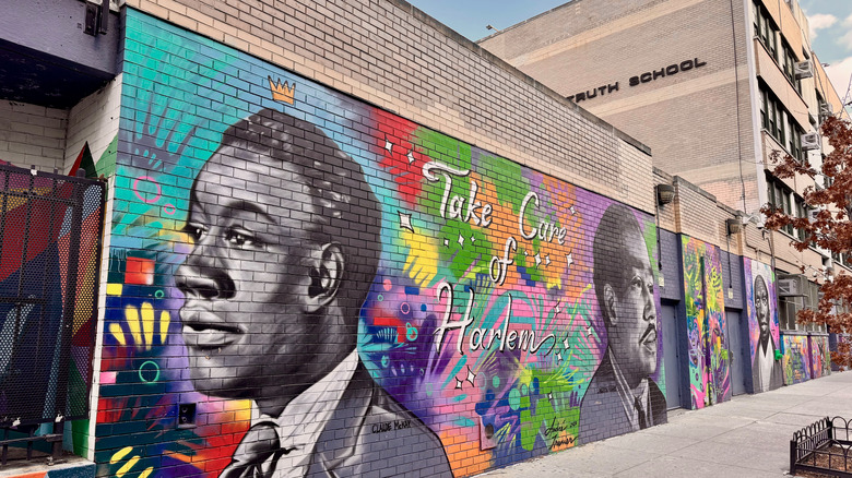 Street art in Harlem, New York