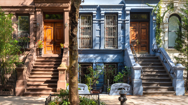 Brownstones in New York's Upper West Side