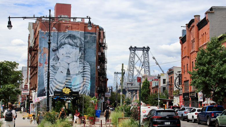 Street art in Williamsburg, Brooklyn