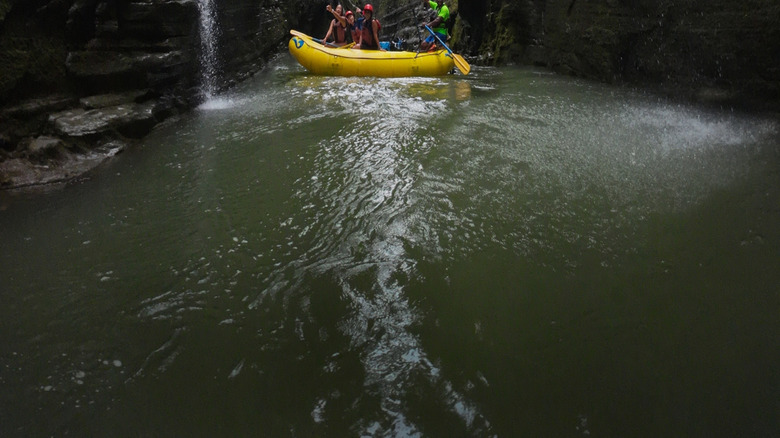 Whitewater rafting in Fiji