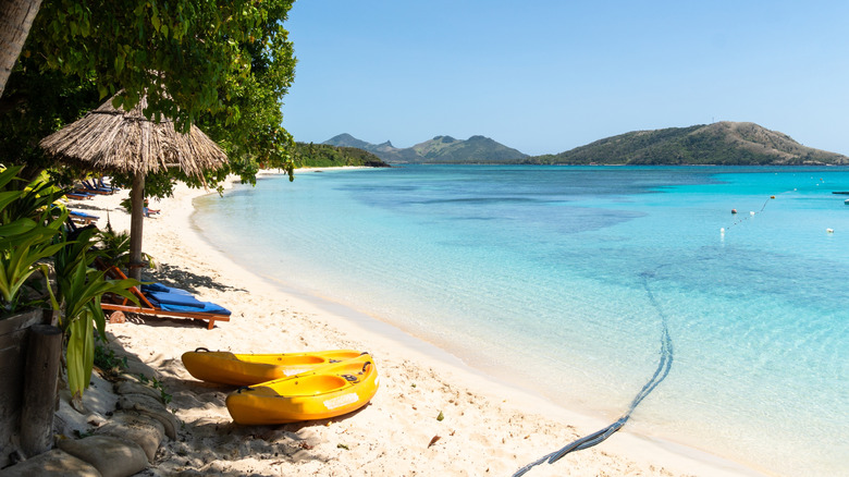 A beach in Fiji