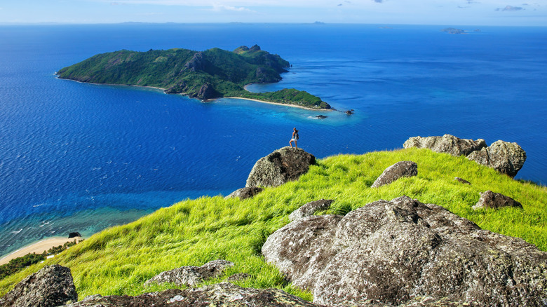 Hiker in Fiji
