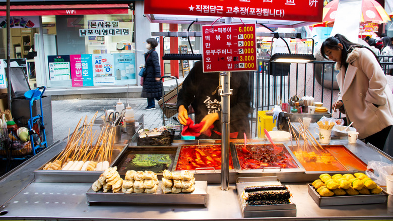 Street food sold in Busan's Nampo-dong