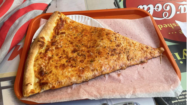 Jumbo slice at Koronet Pizza
