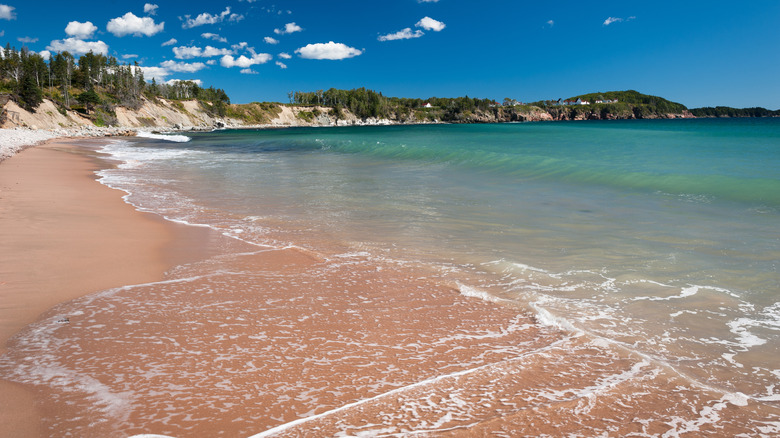 Beautiful beach in Cape Breton National Park