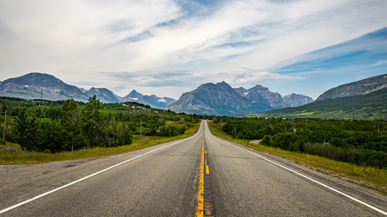 Glacier National Park from Highway 89